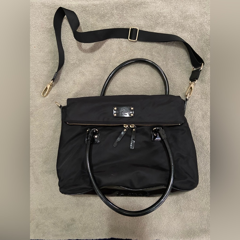 Kate Spade Black Nylon Bag